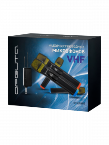 Микрофон караоке беспроводной набор 4 шт Орбита OT-ERM15